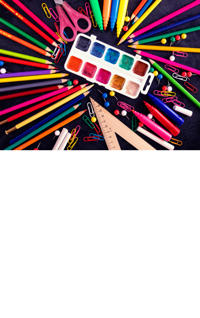 a picture of art supplies