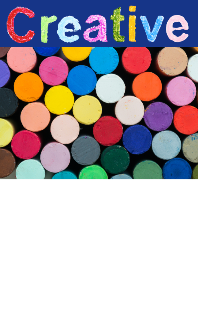 picture of stacked oil pastels